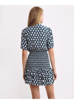 Vestido Elastico Etnico Contas