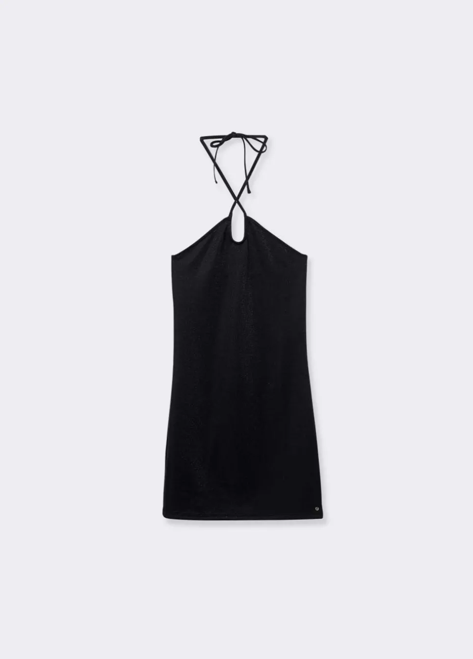 Vestido Halter Cruzado