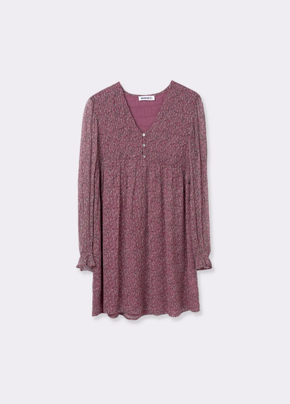 Vestido Smock Peito Solto